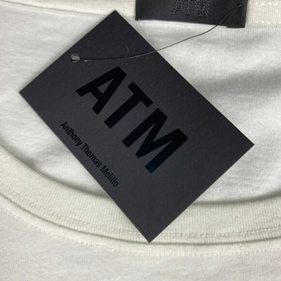 NWT ATM Anthony Thomas Melillo Women's Shirt Size XL White Cotton Long Sleeve - Picture 8 of 15